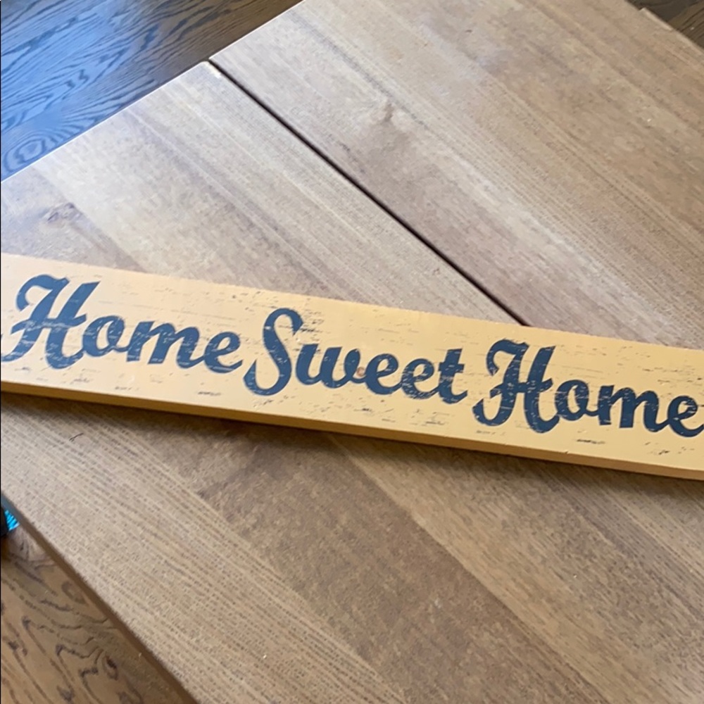 Home sweet home wooden decor